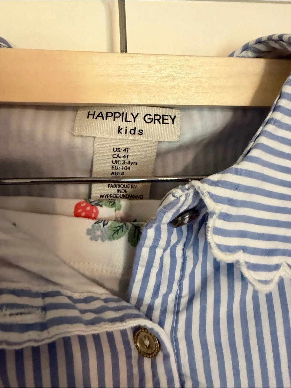 Happily Grey cute blue